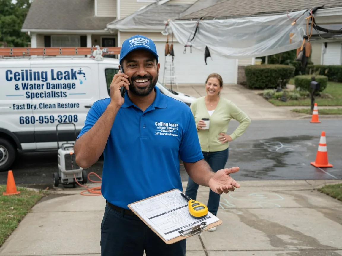 Ceiling Leak Cleanup Geuda Springs, KS FAQs